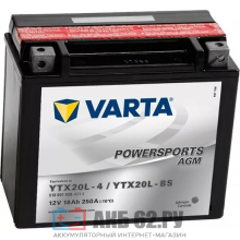 VARTA 18Ah AGM POWERSPORTS YTX20L-4 YTX20L-BX